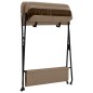 vidaXL Mesa cambiadora hierro gris taupe vidaXL Mesa cambiadora hierro gris taupe