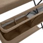 vidaXL Mesa cambiadora hierro gris taupe vidaXL Mesa cambiadora hierro gris taupe
