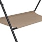 vidaXL Mesa cambiadora hierro gris taupe vidaXL Mesa cambiadora hierro gris taupe