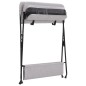 vidaXL Mesa cambiadora hierro gris claro vidaXL Mesa cambiadora hierro gris claro