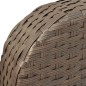 vidaXL Set muebles de jardín 4 piezas y cojines ratán sintético marrón vidaXL Set muebles de jardín 4 piezas y cojines ratán sintético marrón