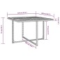 vidaXL Set comedor de jardín 9 pzas ratán sintético y madera negro vidaXL Set comedor de jardín 9 pzas ratán sintético y madera negro