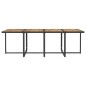 vidaXL Set comedor de jardín 13 pzas ratán sintético y madera negro vidaXL Set comedor de jardín 13 pzas ratán sintético y madera negro
