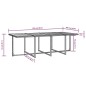 vidaXL Set comedor de jardín 13 pzas ratán sintético y madera negro vidaXL Set comedor de jardín 13 pzas ratán sintético y madera negro