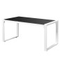 vidaXL Set de muebles de jardín 4 piezas y cojines acero blanco vidaXL Set de muebles de jardín 4 piezas y cojines acero blanco