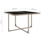vidaXL Set comedor de jardín 9 piezas y cojines ratán sintético beige vidaXL Set comedor de jardín 9 piezas y cojines ratán sintético beige
