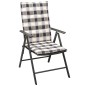 vidaXL Set comedor de jardín 5 piezas y cojines aluminio negro vidaXL Set comedor de jardín 5 piezas y cojines aluminio negro