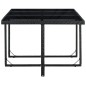 vidaXL Set comedor de jardín 11 piezas y cojines ratán sintético negro vidaXL Set comedor de jardín 11 piezas y cojines ratán sintético negro
