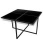 vidaXL Set comedor de jardín 9 piezas y cojines ratán sintético negro vidaXL Set comedor de jardín 9 piezas y cojines ratán sintético negro