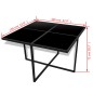 vidaXL Set comedor de jardín 9 piezas y cojines ratán sintético negro vidaXL Set comedor de jardín 9 piezas y cojines ratán sintético negro