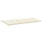 vidaXL Cojín de banco de jardín tela Oxford crema 100x50x3 cm vidaXL Cojín de banco de jardín tela Oxford crema 100x50x3 cm
