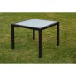 vidaXL Set comedor de jardín 5 piezas y cojines ratán sintético negro vidaXL Set comedor de jardín 5 piezas y cojines ratán sintético negro