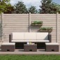 vidaXL Set muebles de jardín 4 piezas y cojines ratán sintético marrón vidaXL Set muebles de jardín 4 piezas y cojines ratán sintético marrón