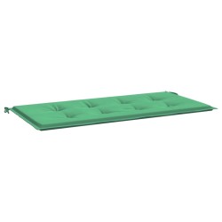 vidaXL Cojín de banco de jardín tela Oxford verde 100x50x3 cm
