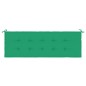 vidaXL Cojín de banco de jardín tela Oxford verde 150x50x3 cm vidaXL Cojín de banco de jardín tela Oxford verde 150x50x3 cm