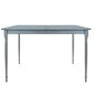 vidaXL Set muebles de jardín 4 pzas madera maciza acacia gris y blanco vidaXL Set muebles de jardín 4 pzas madera maciza acacia gris y blanco