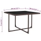 vidaXL Set de comedor jardín 5 pzas y cojines ratán sintético marrón vidaXL Set de comedor jardín 5 pzas y cojines ratán sintético marrón