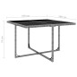 vidaXL Set de comedor de jardín 5 pzas y cojines ratán sintético gris vidaXL Set de comedor de jardín 5 pzas y cojines ratán sintético gris
