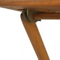 vidaXL Mesa y sillas bistró plegables 3 pzas y cojines madera maciza