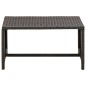 vidaXL Set muebles de jardín 4 piezas y cojines ratán sintético marrón