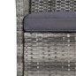 vidaXL Set de comedor de jardín 11 pzas y cojines ratán sintético gris vidaXL Set de comedor de jardín 11 pzas y cojines ratán sintético gris