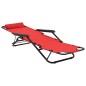 vidaXL Tumbonas plegables con reposapiés 2 unidades acero rojo vidaXL Tumbonas plegables con reposapiés 2 unidades acero rojo