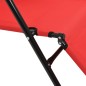 vidaXL Tumbonas plegables con reposapiés 2 unidades acero rojo vidaXL Tumbonas plegables con reposapiés 2 unidades acero rojo