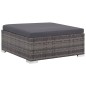 vidaXL Set de sofás de jardín 8 piezas y cojines ratán sintético gris vidaXL Set de sofás de jardín 8 piezas y cojines ratán sintético gris