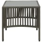 vidaXL Tumbonas 2 unidades con mesa ratán sintético marrón vidaXL Tumbonas 2 unidades con mesa ratán sintético marrón
