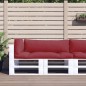 vidaXL Cojines para palets 3 unidades tela rojo vidaXL Cojines para palets 3 unidades tela rojo