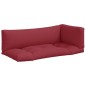 vidaXL Cojines para palets 3 unidades tela rojo vidaXL Cojines para palets 3 unidades tela rojo