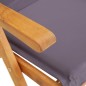 vidaXL Sillas de jardín reclinables 2 uds madera acacia maciza marrón vidaXL Sillas de jardín reclinables 2 uds madera acacia maciza marrón