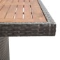 vidaXL Set de comedor de jardín 9 pzas y cojines ratán sintético gris vidaXL Set de comedor de jardín 9 pzas y cojines ratán sintético gris