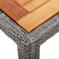 vidaXL Set de comedor de jardín 7 pzas y cojines ratán sintético gris vidaXL Set de comedor de jardín 7 pzas y cojines ratán sintético gris