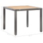 vidaXL Set de comedor para jardín 5 pzas cojines ratán sintético gris vidaXL Set de comedor para jardín 5 pzas cojines ratán sintético gris