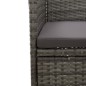 vidaXL Sillas de comedor para jardín 2 unidades ratán sintético gris vidaXL Sillas de comedor para jardín 2 unidades ratán sintético gris