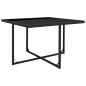 vidaXL Set comedor de jardín 9 piezas y cojines ratán sintético negro vidaXL Set comedor de jardín 9 piezas y cojines ratán sintético negro