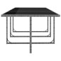 vidaXL Set comedor de jardín 13 piezas y cojines ratán sintético gris vidaXL Set comedor de jardín 13 piezas y cojines ratán sintético gris
