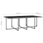 vidaXL Set comedor de jardín 13 piezas y cojines ratán sintético gris vidaXL Set comedor de jardín 13 piezas y cojines ratán sintético gris