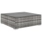 vidaXL Set de muebles de jardín 8 pzas y cojines ratán sintético gris vidaXL Set de muebles de jardín 8 pzas y cojines ratán sintético gris