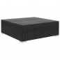 vidaXL Set muebles de jardín 13 piezas y cojines ratán sintético negro vidaXL Set muebles de jardín 13 piezas y cojines ratán sintético negro