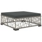 vidaXL Set de muebles de jardín 6 pzas y cojines ratán sintético gris vidaXL Set de muebles de jardín 6 pzas y cojines ratán sintético gris