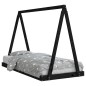 vidaXL Estructura de cama para niños madera de pino negro 90x190 cm vidaXL Estructura de cama para niños madera de pino negro 90x190 cm