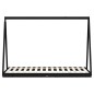 vidaXL Estructura de cama para niños madera de pino negro 90x190 cm vidaXL Estructura de cama para niños madera de pino negro 90x190 cm
