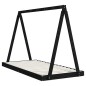 vidaXL Estructura de cama para niños madera de pino negro 90x190 cm vidaXL Estructura de cama para niños madera de pino negro 90x190 cm