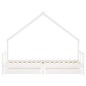 vidaXL Estructura cama niños con cajones madera pino blanco 80x200 cm vidaXL Estructura cama niños con cajones madera pino blanco 80x200 cm