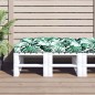 vidaXL Cojín de asiento de jardín de tela verde 120x80x12 cm vidaXL Cojín de asiento de jardín de tela verde 120x80x12 cm