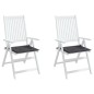 vidaXL Cojines silla de jardín 2 uds tela Oxford antracita 50x50x3 cm vidaXL Cojines silla de jardín 2 uds tela Oxford antracita 50x50x3 cm