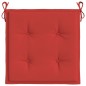 vidaXL Cojines de silla de jardín 2 uds tela Oxford rojo 50x50x3 cm vidaXL Cojines de silla de jardín 2 uds tela Oxford rojo 50x50x3 cm