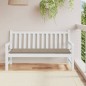 vidaXL Cojín de banco de jardín tela Oxford gris taupé 150x50x3 cm vidaXL Cojín de banco de jardín tela Oxford gris taupé 150x50x3 cm